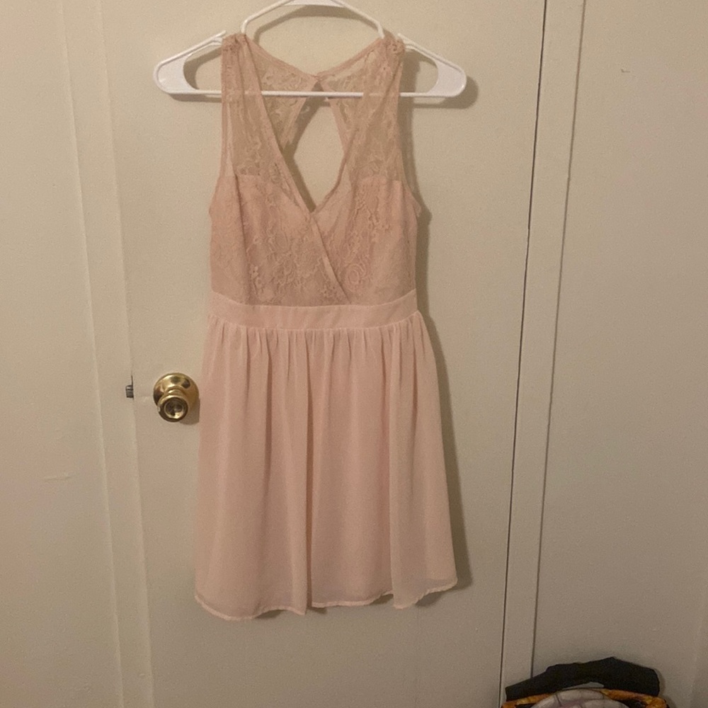 Pretty peach dress